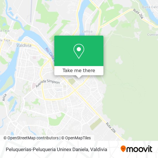 Mapa de Peluquerias-Peluqueria Uninex Daniela
