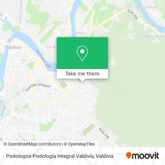 Podologos-Podología Integral Valdivia map
