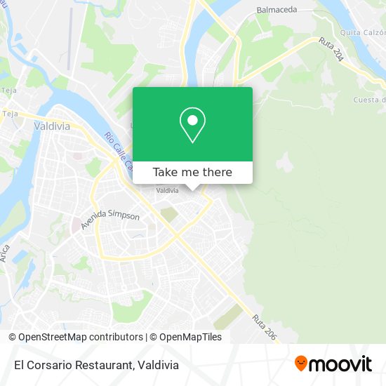 El Corsario Restaurant map