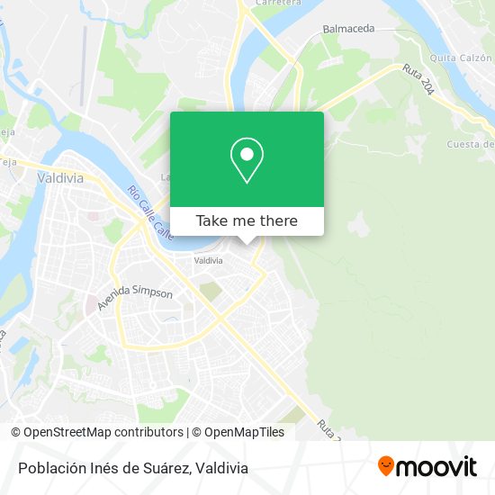 Mapa de Población Inés de Suárez