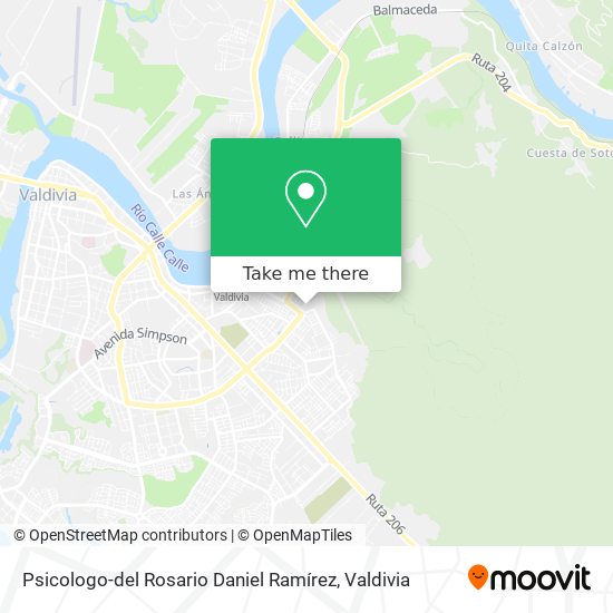 Psicologo-del Rosario Daniel Ramírez map