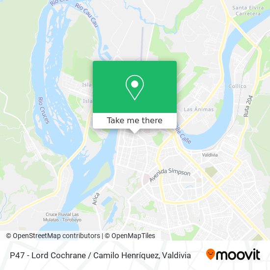 P47 - Lord Cochrane / Camilo Henríquez map
