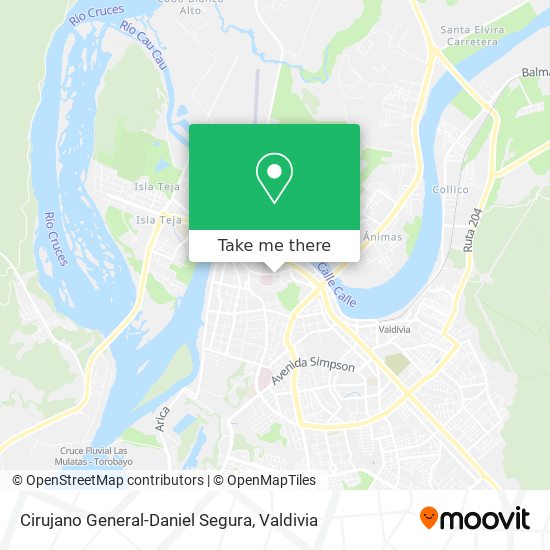 Cirujano General-Daniel Segura map