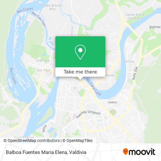Balboa Fuentes Maria Elena map