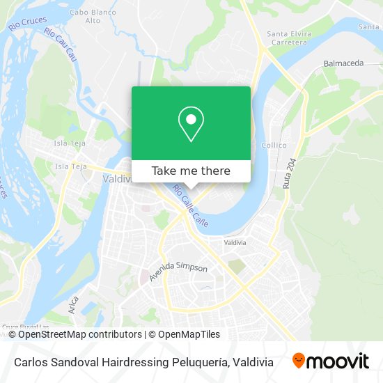 Carlos Sandoval Hairdressing Peluquería map