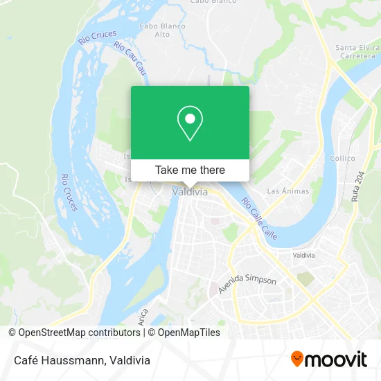 Mapa de Café Haussmann