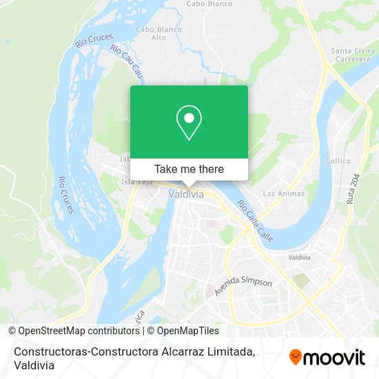 Mapa de Constructoras-Constructora Alcarraz Limitada