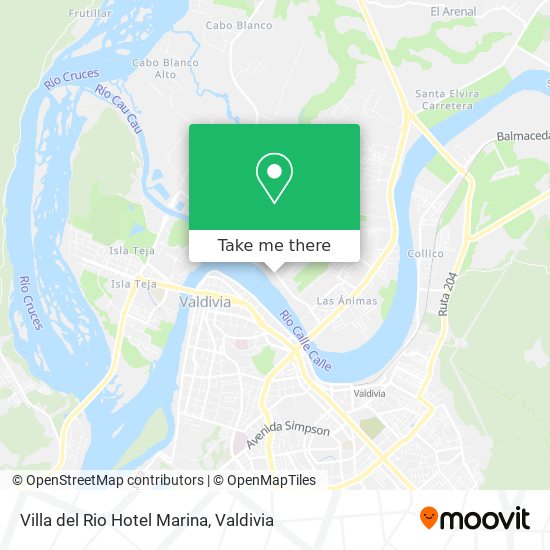 Villa del Rio Hotel Marina map