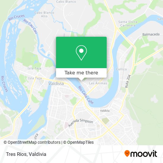 Mapa de Tres Ríos