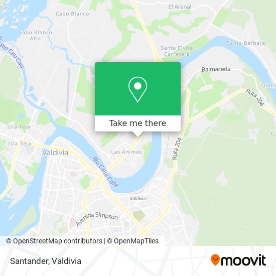 Mapa de Santander