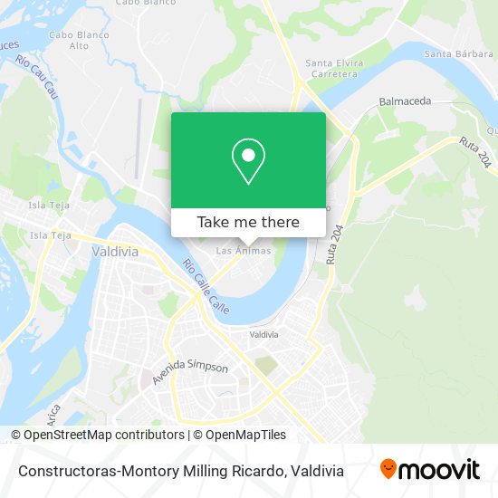 Mapa de Constructoras-Montory Milling Ricardo