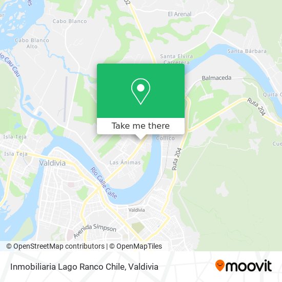 Inmobiliaria Lago Ranco Chile map