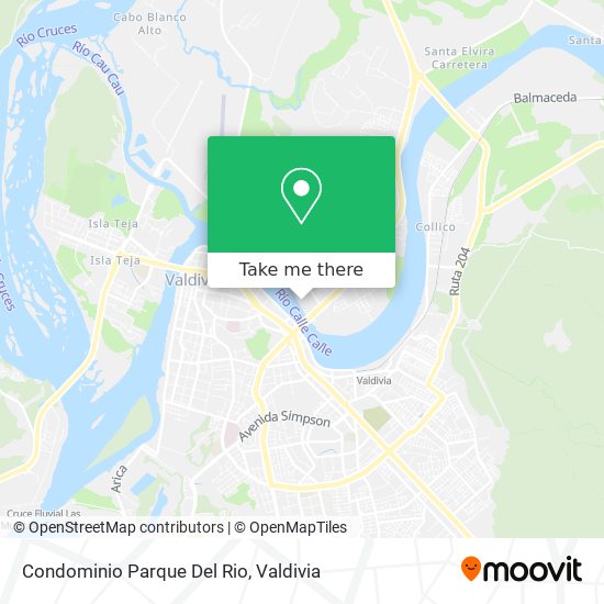 Condominio Parque Del Rio map