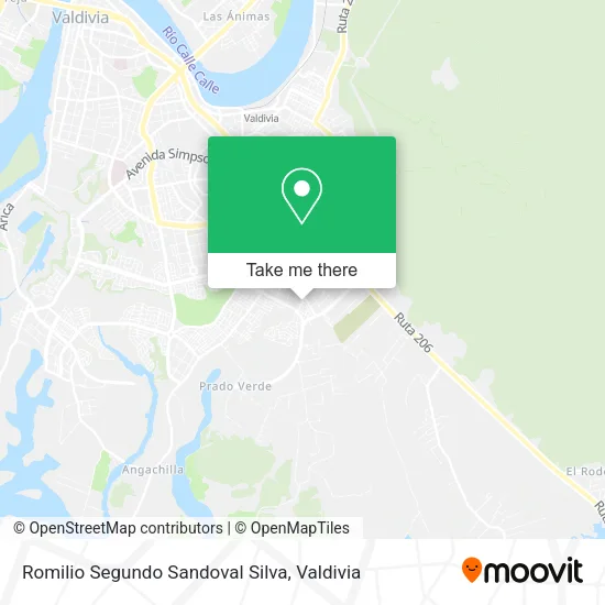 Mapa de Romilio Segundo Sandoval Silva