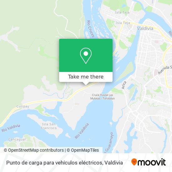 Mapa de Punto de carga para vehículos eléctricos