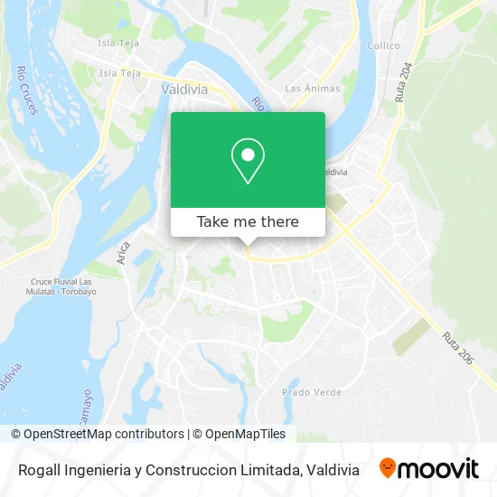 Mapa de Rogall Ingenieria y Construccion Limitada