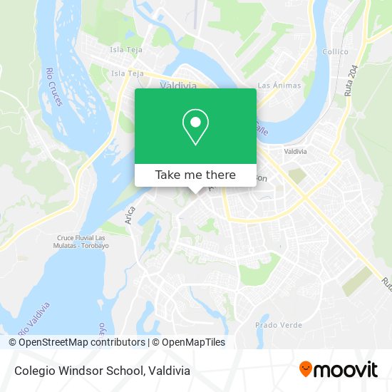 Colegio Windsor School map