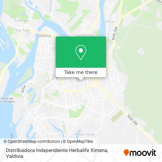 Distribuidora Independiente Herbalife Ximena map