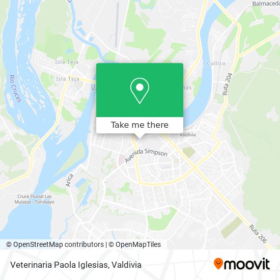 Veterinaria Paola Iglesias map