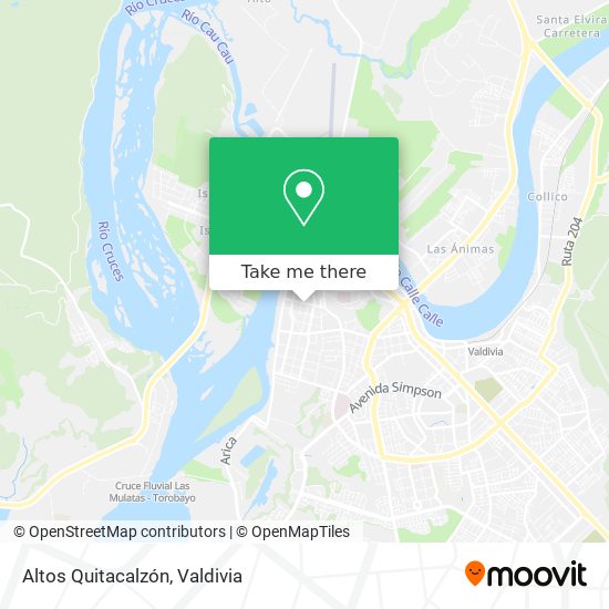 Mapa de Altos Quitacalzón