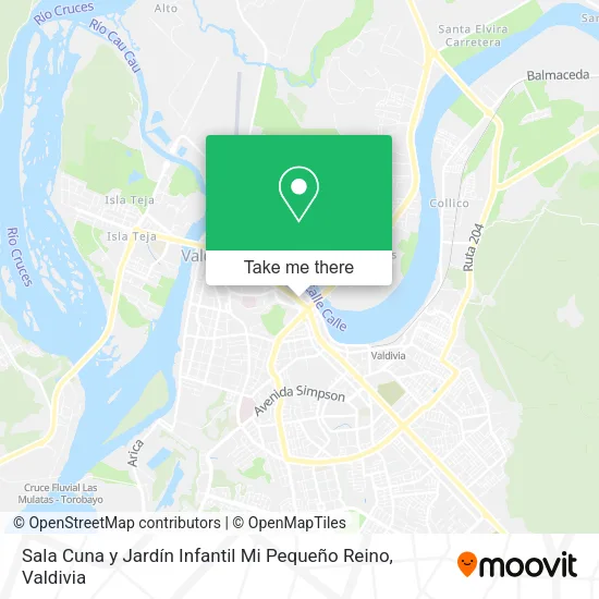 Sala Cuna y Jardín Infantil Mi Pequeño Reino map