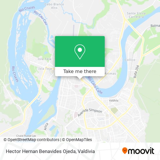 Hector Hernan Benavides Ojeda map