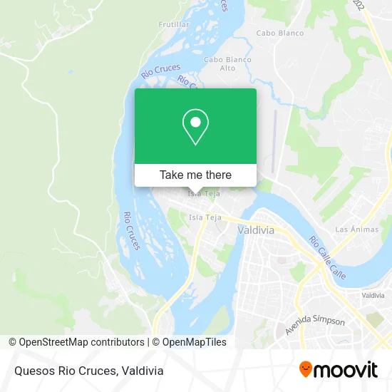 Quesos Rio Cruces map