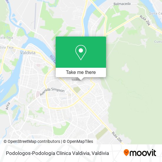 Mapa de Podologos-Podología Clínica Valdivia