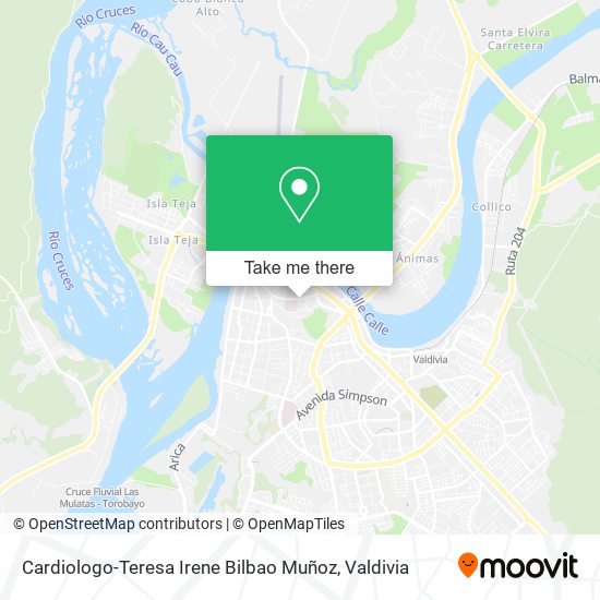 Cardiologo-Teresa Irene Bilbao Muñoz map