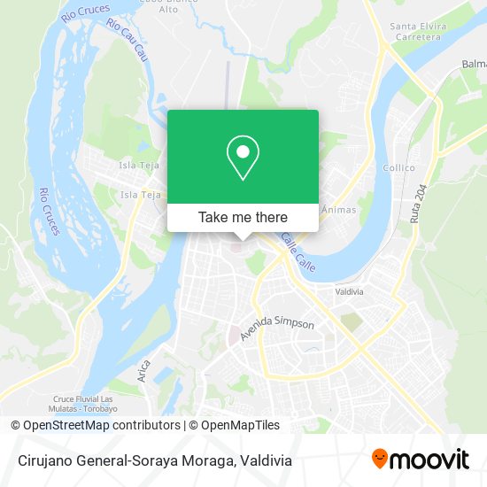 Cirujano General-Soraya Moraga map