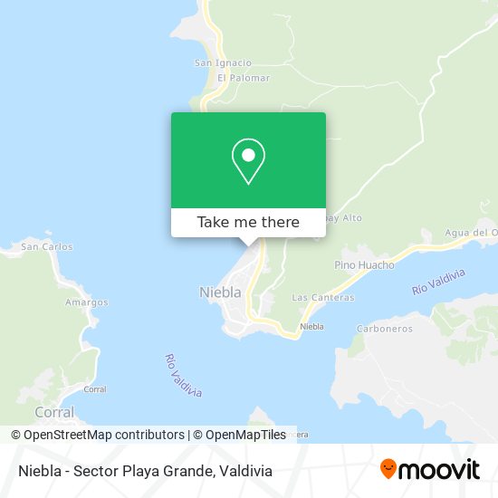 Mapa de Niebla - Sector Playa Grande
