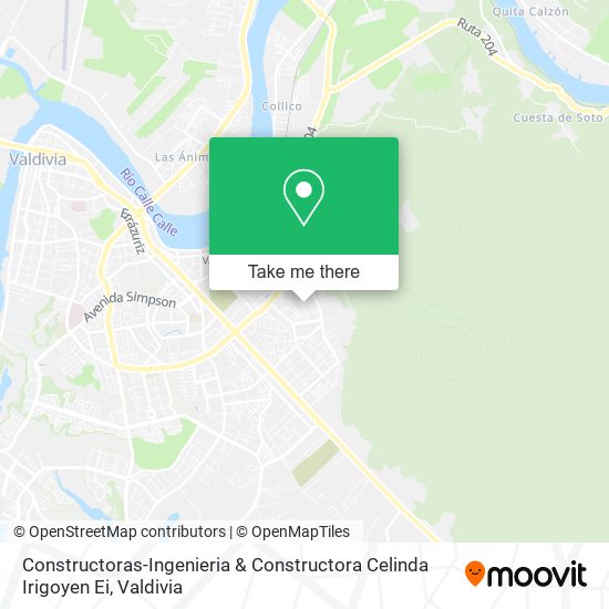 Constructoras-Ingenieria & Constructora Celinda Irigoyen Ei map