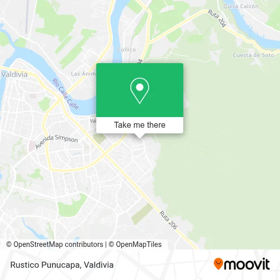 Rustico Punucapa map