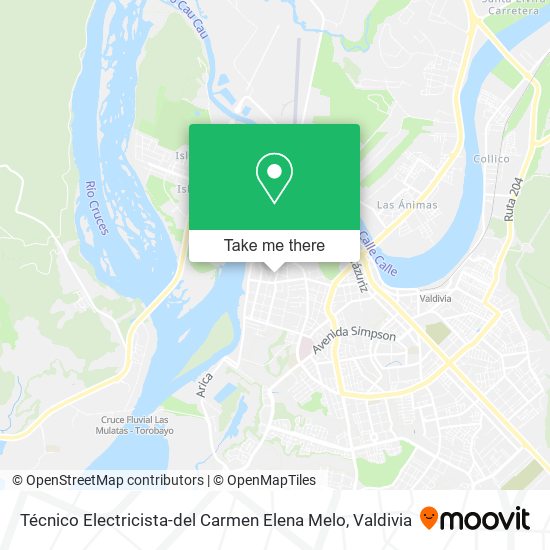 Técnico Electricista-del Carmen Elena Melo map