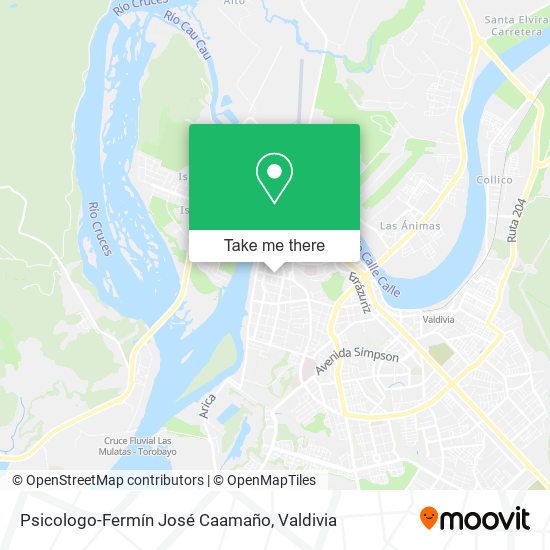 Psicologo-Fermín José Caamaño map