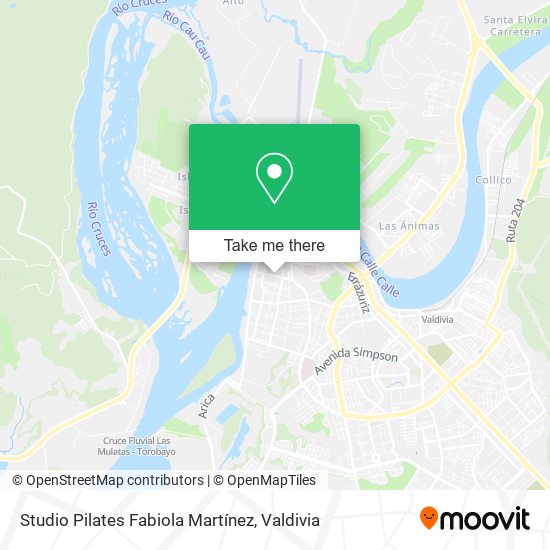 Mapa de Studio Pilates Fabiola Martínez