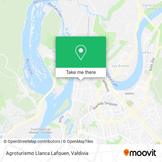 Agroturismo Llanca Lafquen map