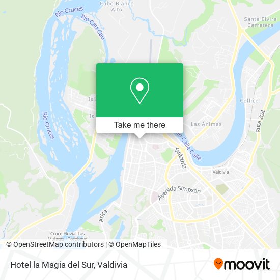 Hotel la Magia del Sur map