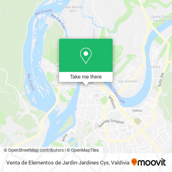 Venta de Elementos de Jardin-Jardines Cys map