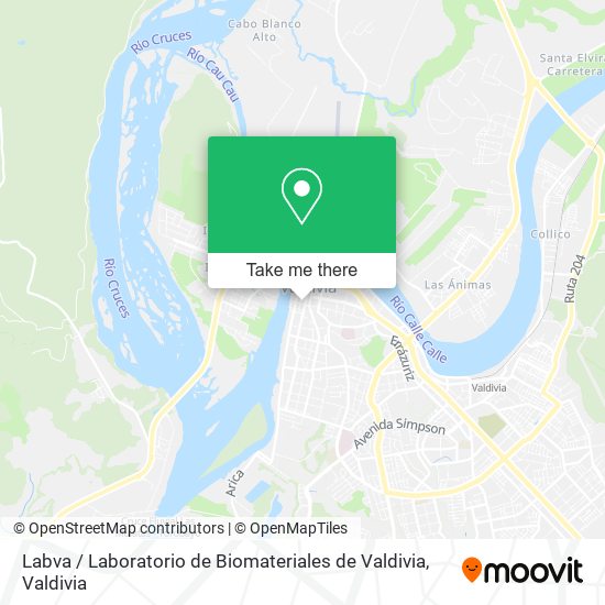 Labva / Laboratorio de Biomateriales de Valdivia map