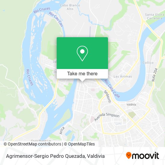 Agrimensor-Sergio Pedro Quezada map