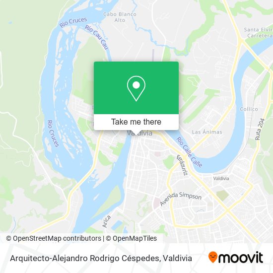 Arquitecto-Alejandro Rodrigo Céspedes map