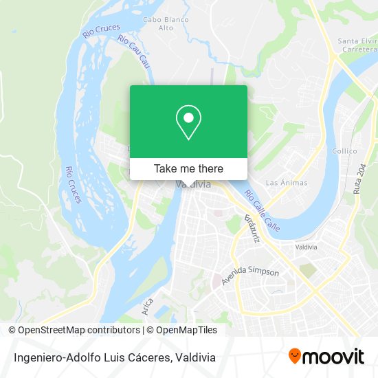 Ingeniero-Adolfo Luis Cáceres map