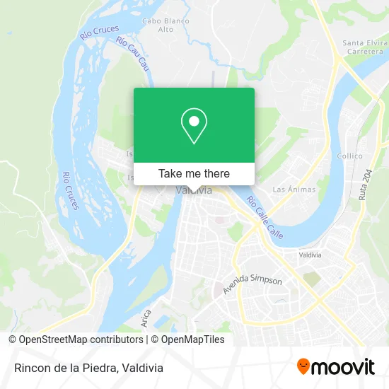 Rincon de la Piedra map