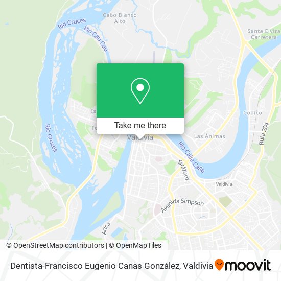 Dentista-Francisco Eugenio Canas González map