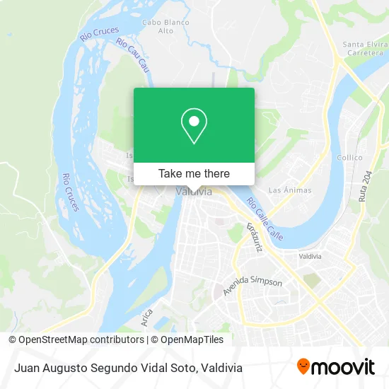 Mapa de Juan Augusto Segundo Vidal Soto