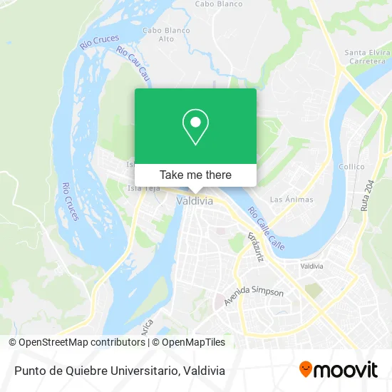 Punto de Quiebre Universitario map