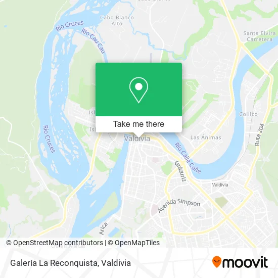 Galería La Reconquista map