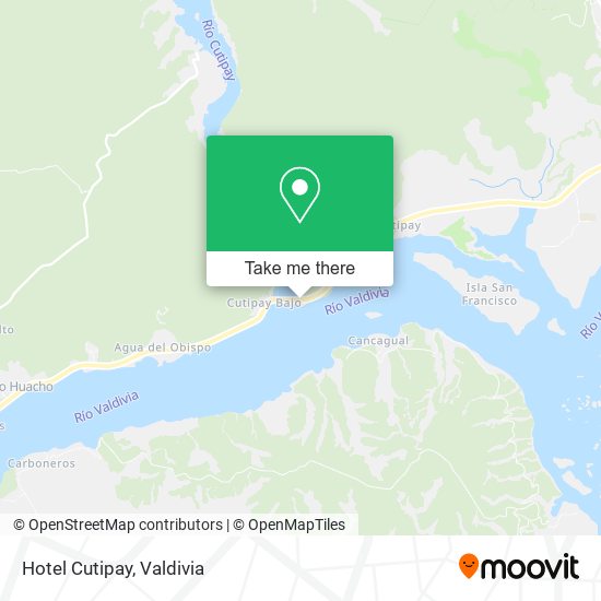 Hotel Cutipay map