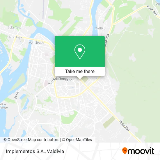 Implementos S.A. map